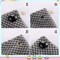 360-Piece Large Black Plastic Safety Eyes & Noses with Washers – 12mm–30mm Assorted Sizes for Crochet Dolls, Plush Toys & DIY Crafts